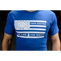 Flag Logo Tee Blue 