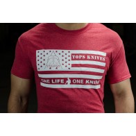 Flag Logo Tee Red 