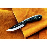 Mini Scandi Knife Green/Black G-10