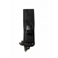 Black Ballistic Nylon Fold-over Short