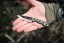 Mini Scandi Knife Black Linen Micarta 