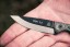 Mini Scandi Knife Black Linen Micarta 