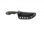 Mini Scandi Knife Green/Black G-10