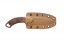 Viking Tactics Crusader Knife by VTAC with Tungsten Cerakote finish and Micarta handle and Kydex Sheath